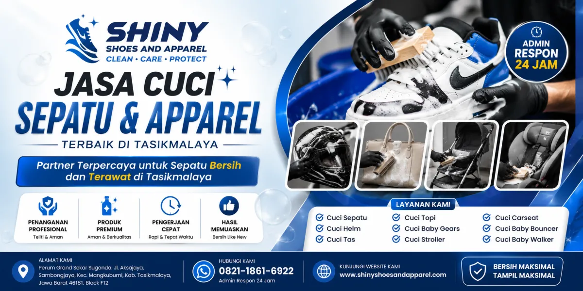 Cuci Tas Tasikmalaya Profesional, Aman untuk Tas Kulit, Kanvas & Sintetis